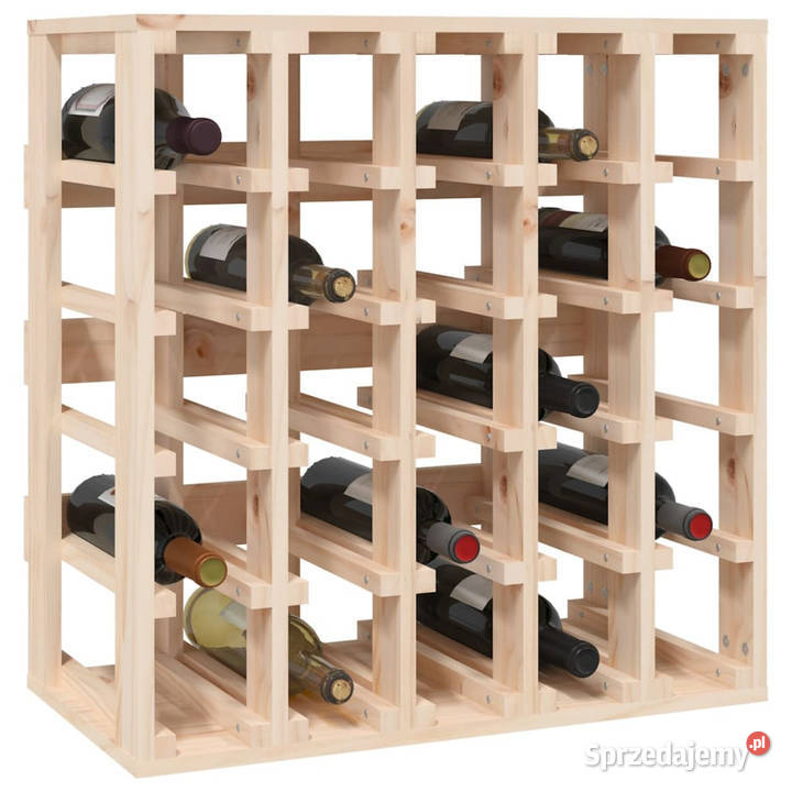 Stojak na wino 585x33x605 lite drewno sosnowe Warszawa