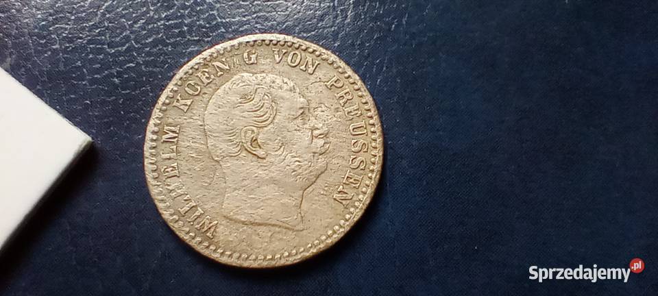 Stare monety 2 12 srebrnego grosza 1868 A Niemcy Lesko