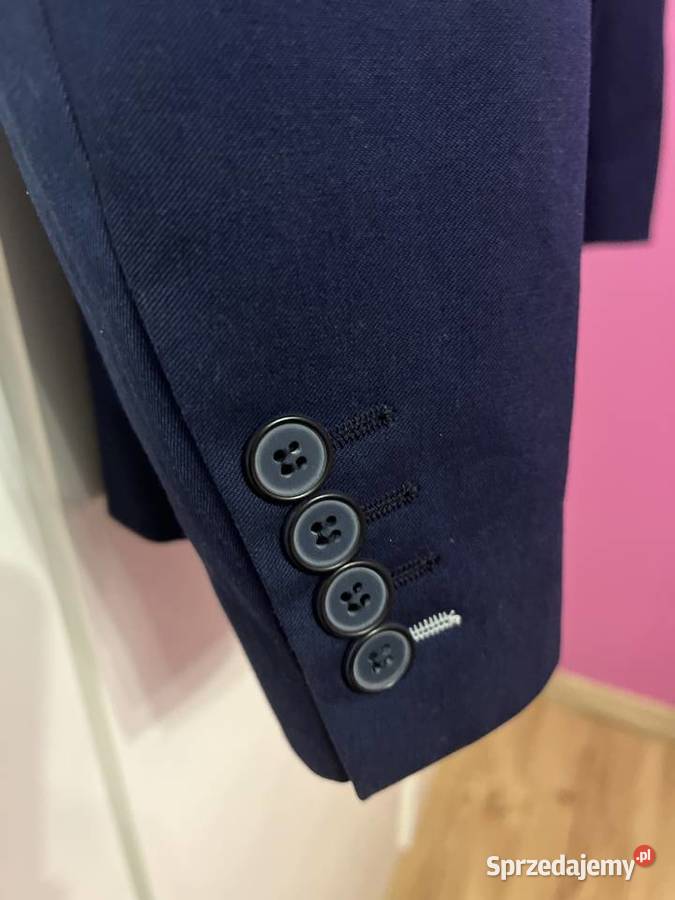 Garnitur męski Aljeka granatowy 188 mazowieckie Sochaczew sprzedam
