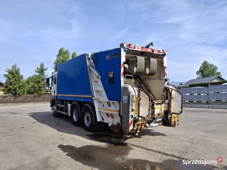 MAN TGS 28360 Śmieciarka FAUN Environnement diesel Sierakowice