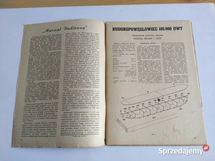 Mały Modelarz 81974 Rudoropowęglowiec Marszał Modelarstwo Dąbrowa Górnicza