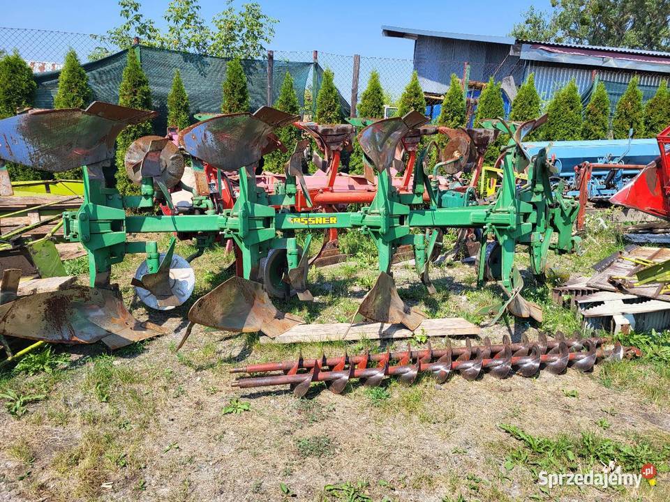 Pług rolniczy GASSNER obrotowy 4 skibowy Pługi Józefów