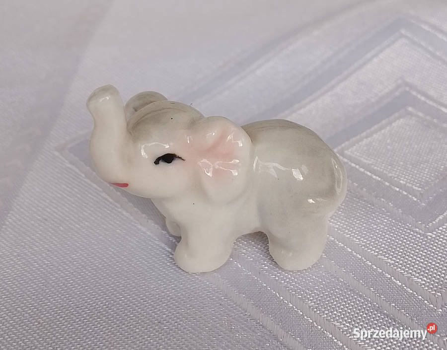 figurka porcelanowa mały słoń sprzedam
