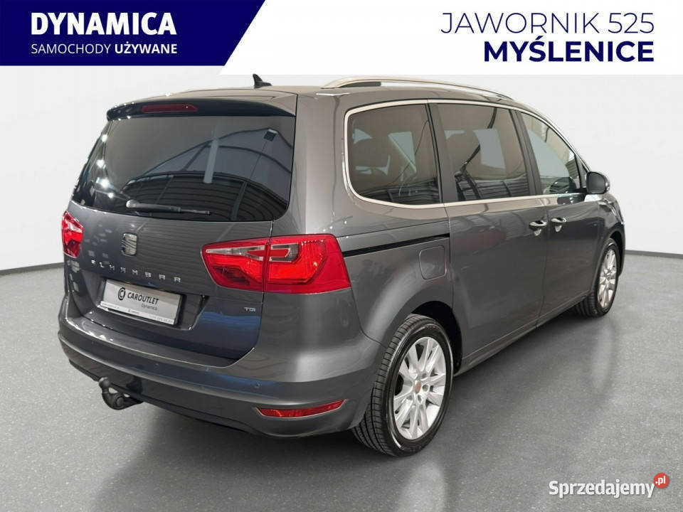 Seat Alhambra 20TDI 140 DSG 2014 r 7mio osobowy Zarejestrowany w Polsce Myślenice