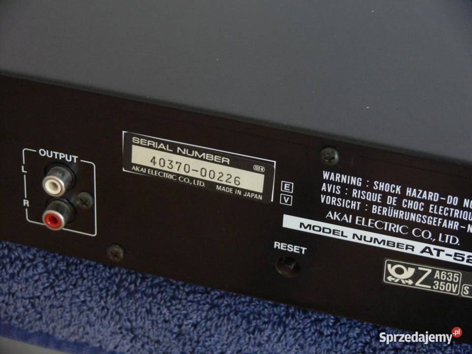 Tuner radiowy Akai AT52 WYSYŁKA Jasło