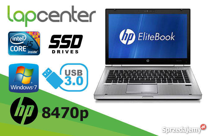 HP Elitebook 8470p i5 8GB RAM 128GB SSD Intel Core i5