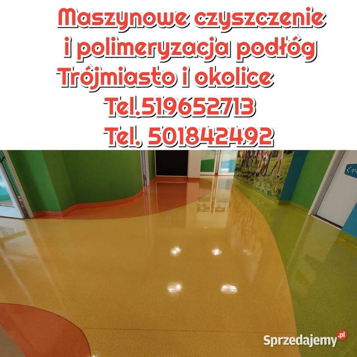 Czyszczenie posadzki i polimeryzacja to się Pozostałe usługi Gdynia