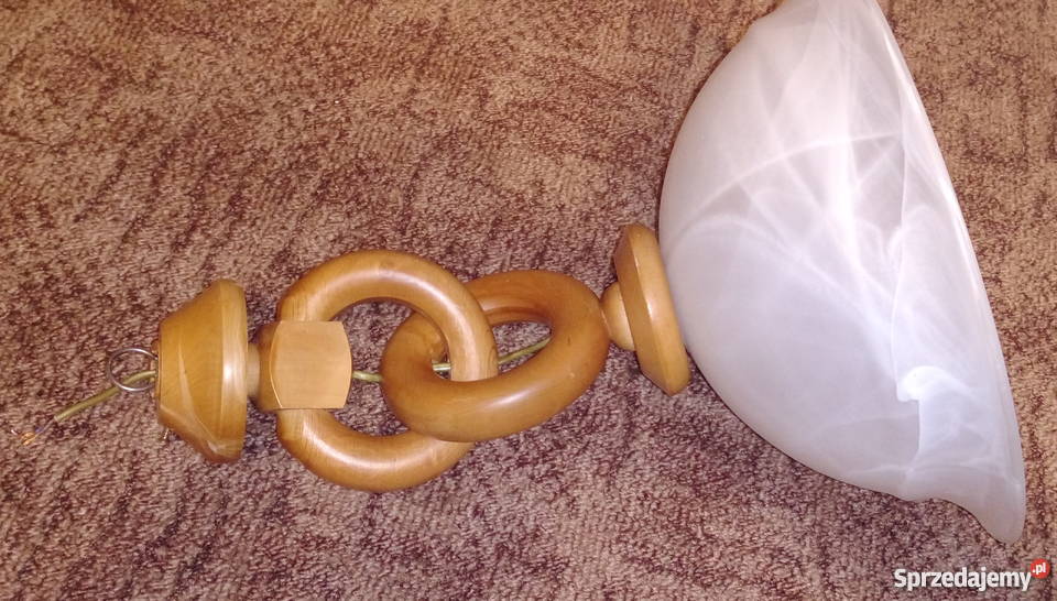 Lampa drewniana sprzedam