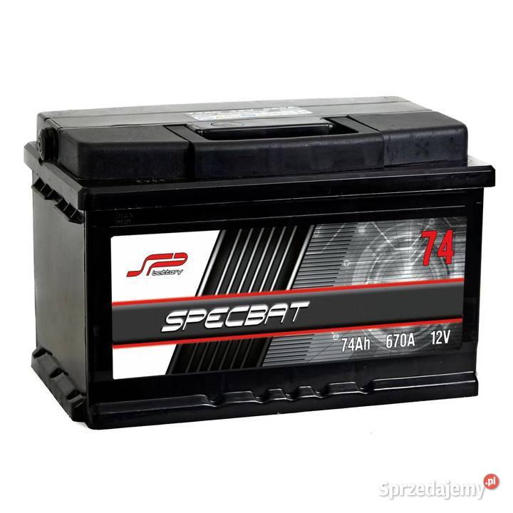 Akumulator SPECBAT 74Ah 670A EN niski Układ elektryczny Kraków