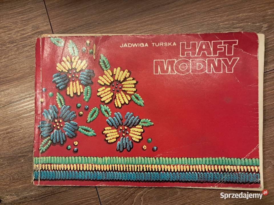 książka z 1975r haft modny Jadwiga Turska stan Sandomierz