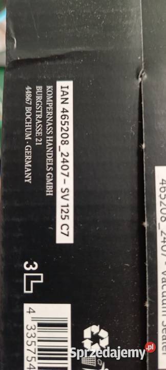 SILVERCREST zgrzewarka próżniowa 125 W NOWA AGD drobne Ełk