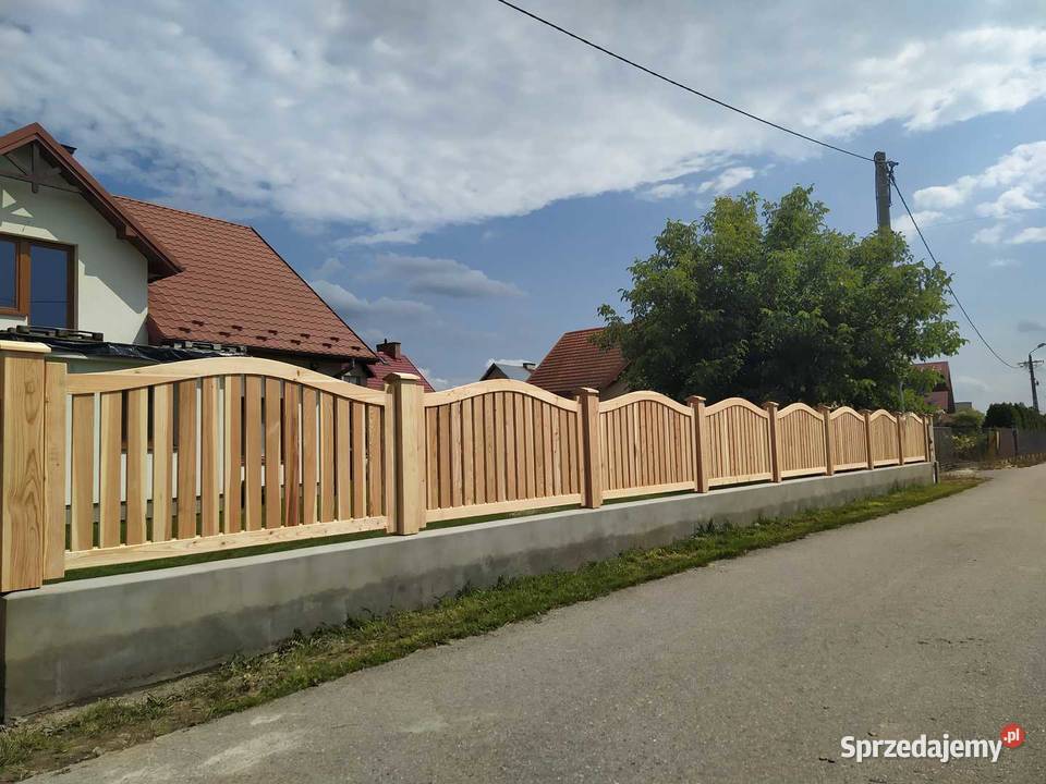 Przęsło drewniane model P1 ogrodzenie Stanpor Ogrodzenia i bramy Ogrodzenia i bramy Stalowa Wola