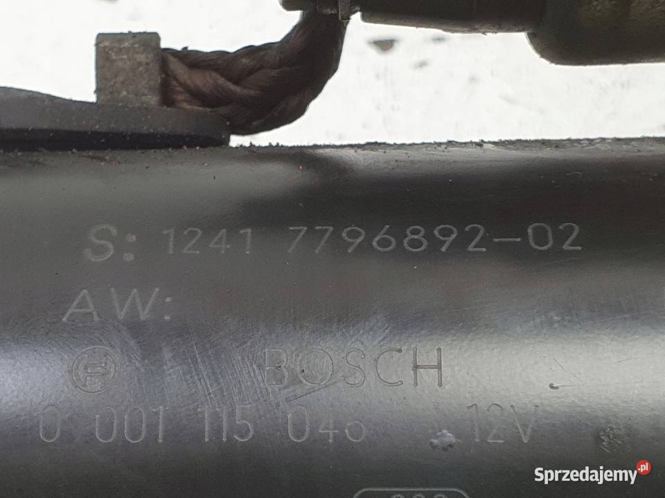 ROZRUSZNIK BMW E87 E90 20 D ROZRUSZNIK osobowe Układ elektryczny, zapłon