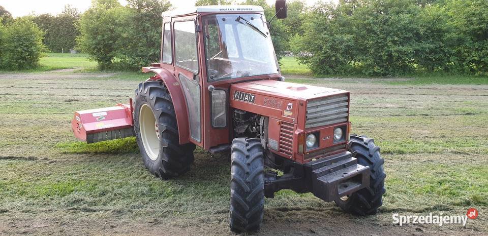 Ciągnik Fiat 670 napęd 4X4 Kabina rolniczo Zaczep górny Tarnogród