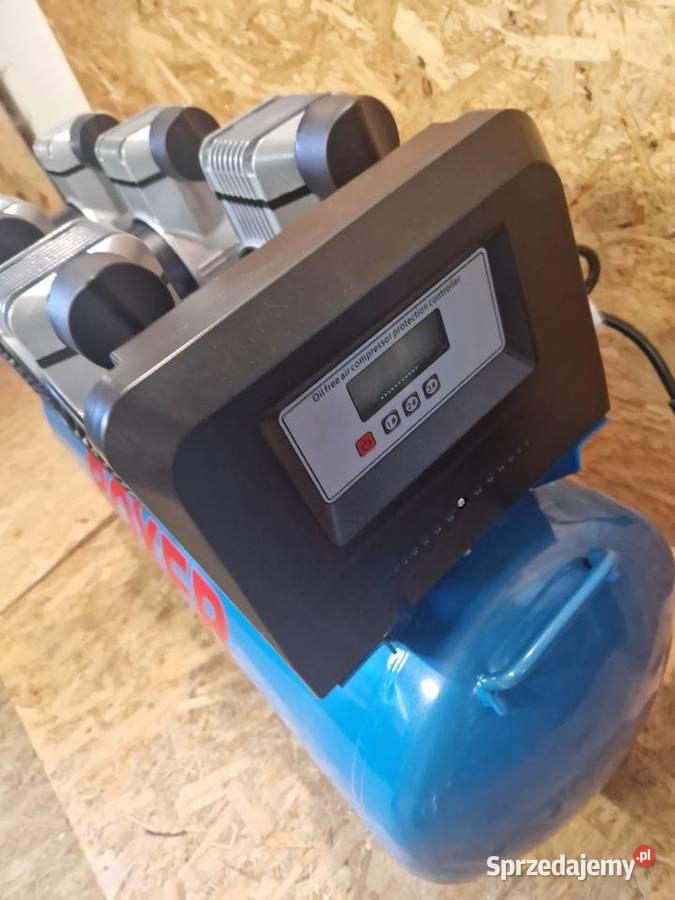 Kompresor bezolejowy 6 tłokowy mocny cichy 160L Głogowa