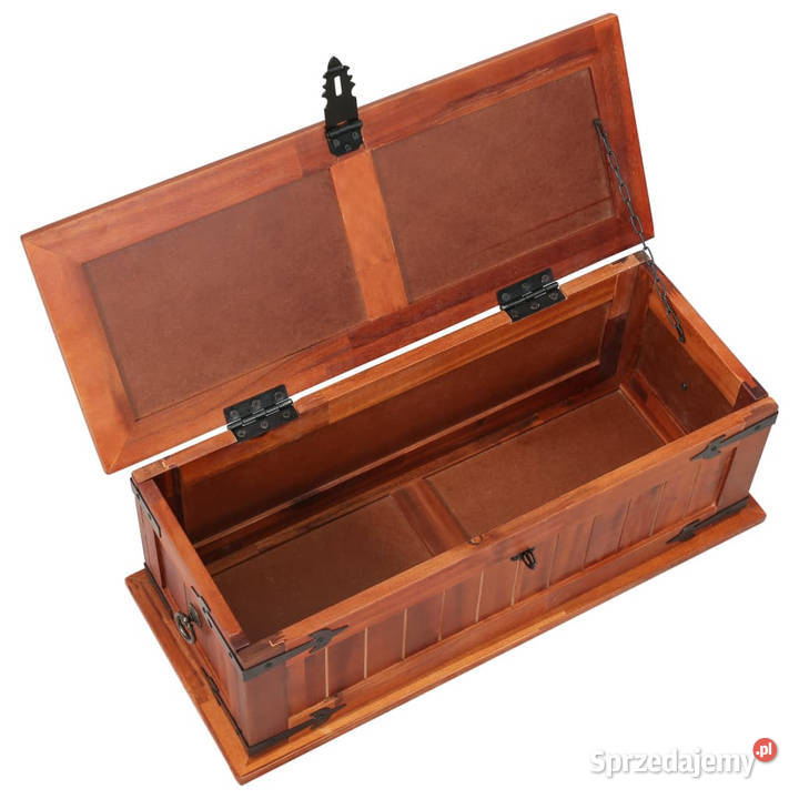 Skrzynia 60 x 25 x 22 lite drewno akacjowe Warszawa