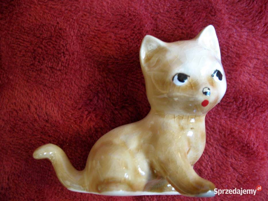 Kot mały młody kotek porcelana 65 x 8 x 4 Siedlce