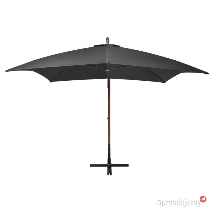 Parasol ogrodowy wiszący na jodłowym słupku Warszawa