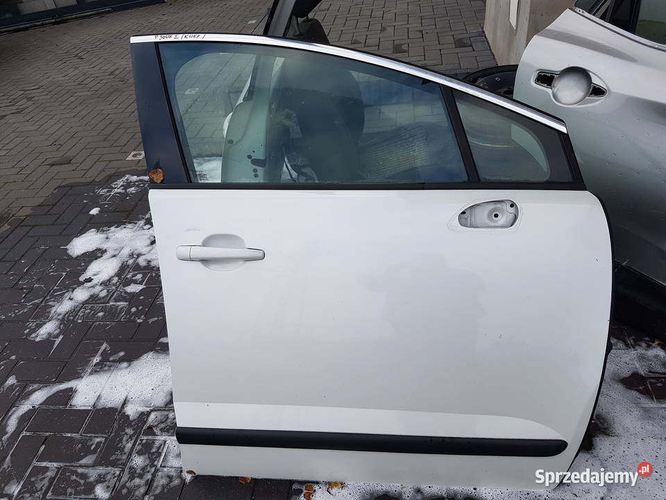 PEUGEOT 3008 I DRZWI PRAWE PRZOD BIALE KWED osobowe Turkowice