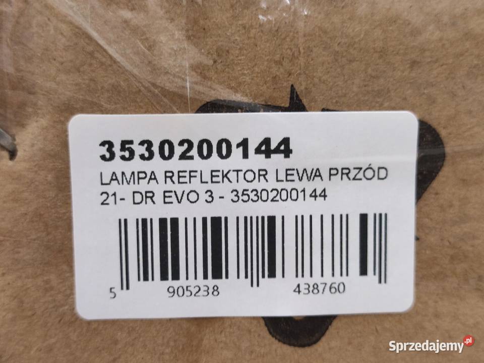 LAMPA LEWY PRZÓD DR EVO 3 2021 3530200144