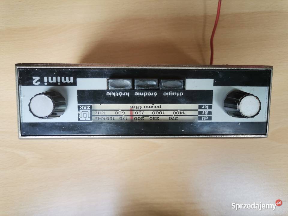 Radio samochodowe ZRK Mini 2 z lat 70 tych Kraków sprzedam