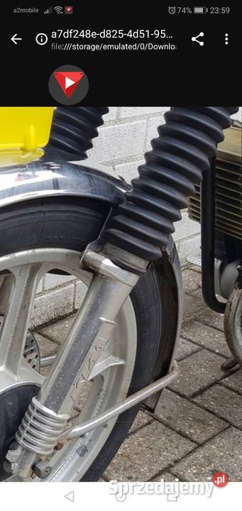 Lagi ktm rsl 80 zawieszenie części półka górna sprzedam