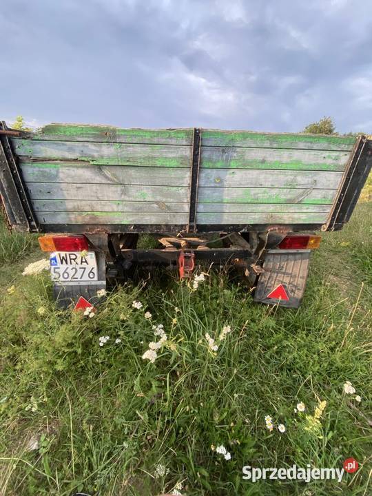 Przyczepa ciężarowa rolnicza Paczków 54 nieuszkodzony Przyczepy rolnicze Rogów sprzedam