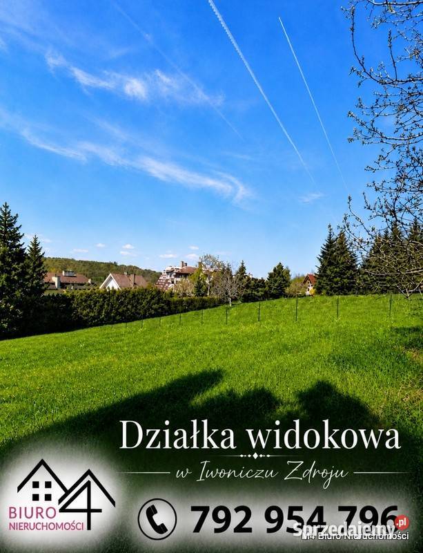PIĘKNA WIDOKOWA DZIAŁKA W IWONICZU ZDROJU Iwonicz-Zdrój