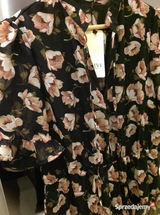 Sukienka Damska IVIVI COLLECTION S Falbany NOWA Nowa Sól
