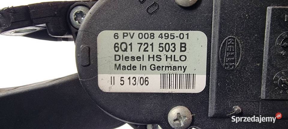 PEDAŁ SKODA FABIA I 6Q1721503B Lipno
