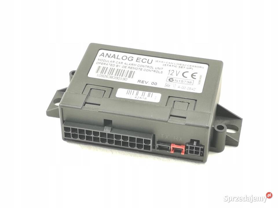 ZESTAW AUTOALARMU ANALOGOWY ECU 12V MITSUBISHI Akcesoria samochodowe