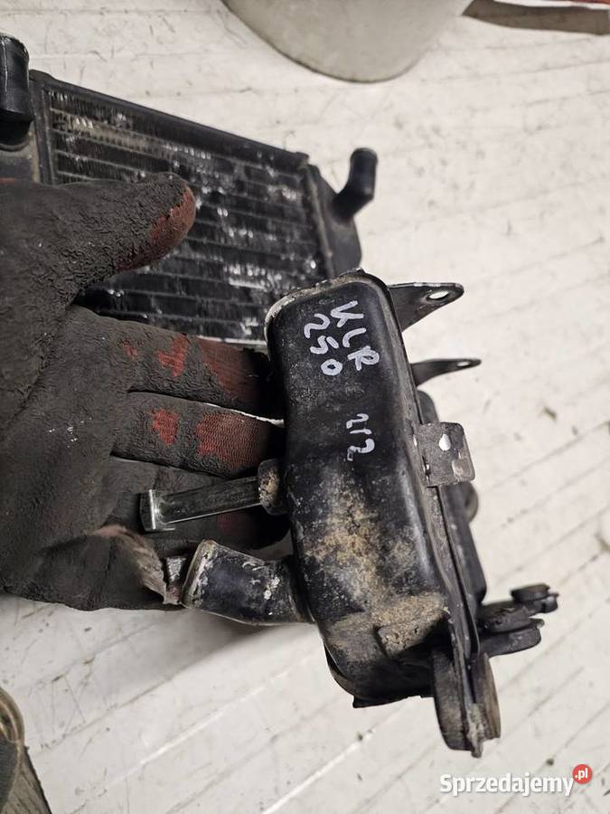 Kawasaki klr 250 chłodnica lewa prawa chłodnice dolnośląskie Jelenia Góra