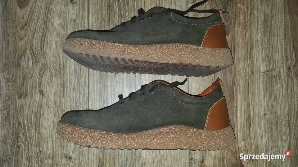 Buty Comfortfusse 4243 275 Skórzane półbuty niebieski podlaskie Białystok