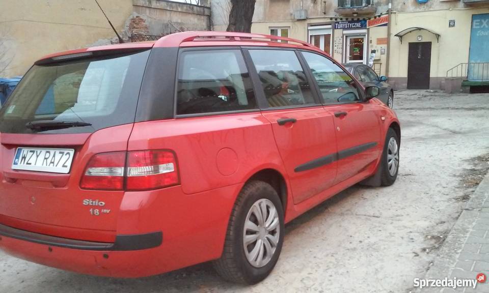 Fiat Stilo kombi czerwony Żyrardów