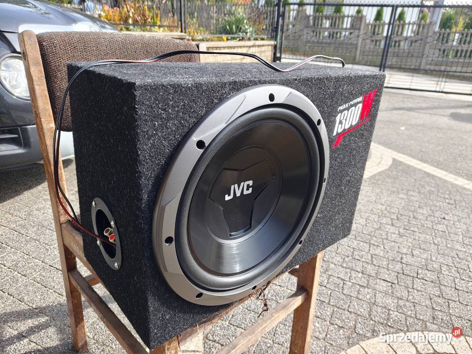Skrzynia basowa bassowa subwoofer tuba JVC Car audio Niegowonice