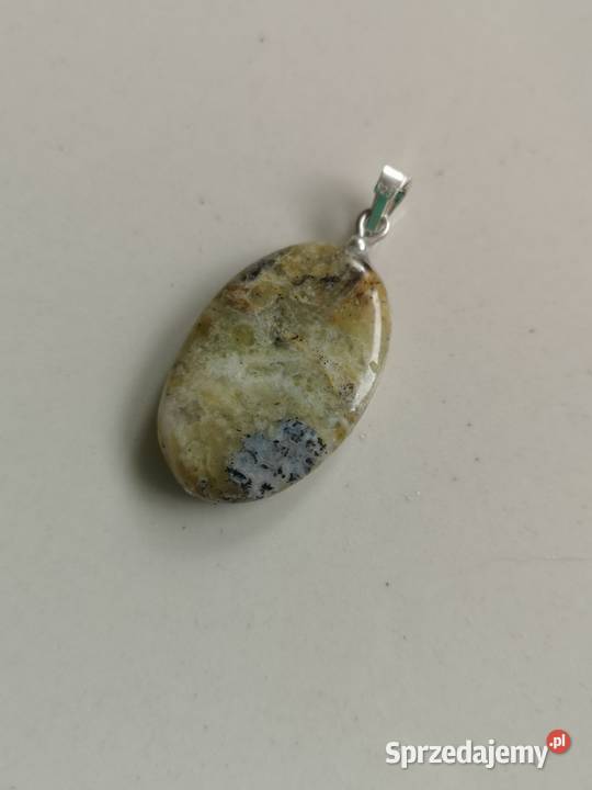 wisiorek z opalem peruwiańskim srebro Toruń