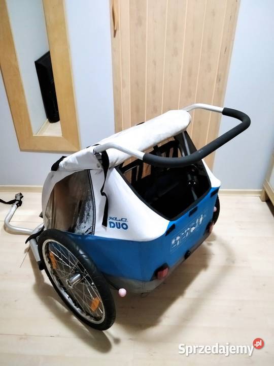Przyczepka rowerowa dwójki dzieci XLC DUO