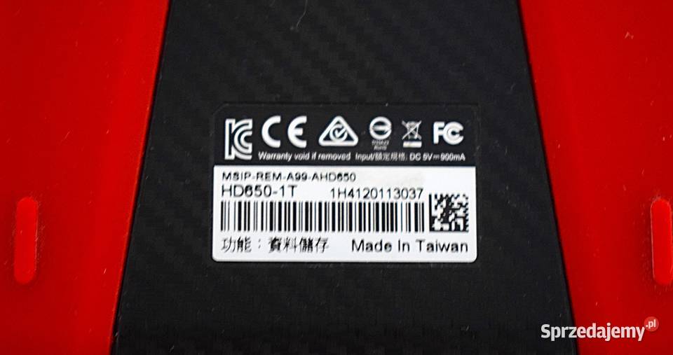 Dysk zewnętrzny HDD ADATA HD650 1TB 25 USB 32 Chełmno