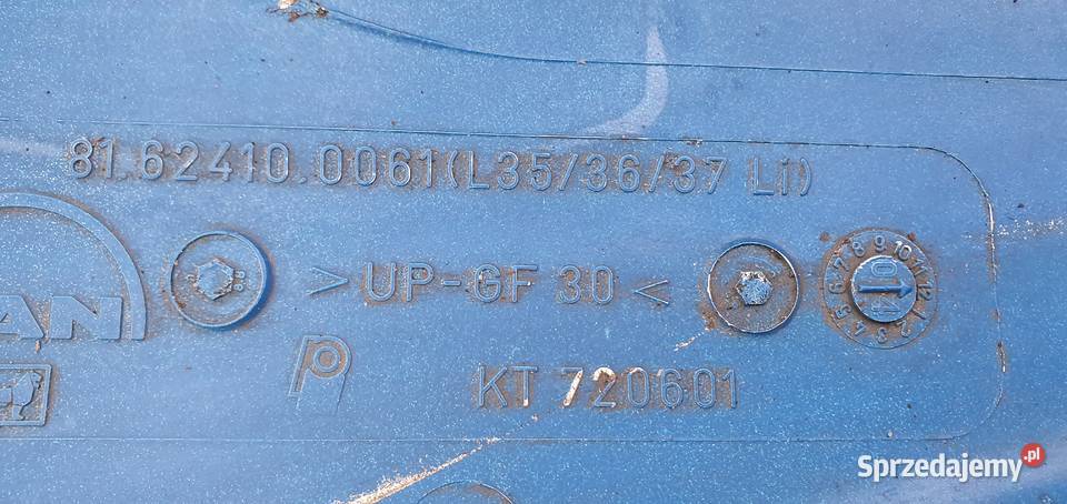 MAN TGA TGL OSŁONA NAKŁADKA SŁUPKA KABINY LEWA lubuskie Bieleń