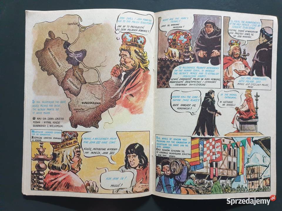 Władysław Łokietek Wladyslaw The Short komiks sprzedam