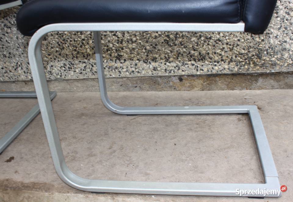 Dwa Duże Krzesła metalowy stelaż podkarpackie Krosno