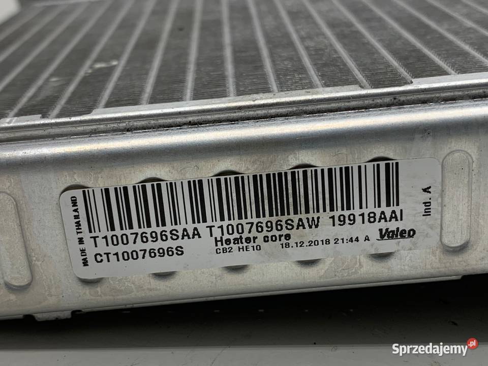 NAGRZEWNICA OPEL VIVARO B T1007696SAA Bus 1419 osobowe Nagrzewnice