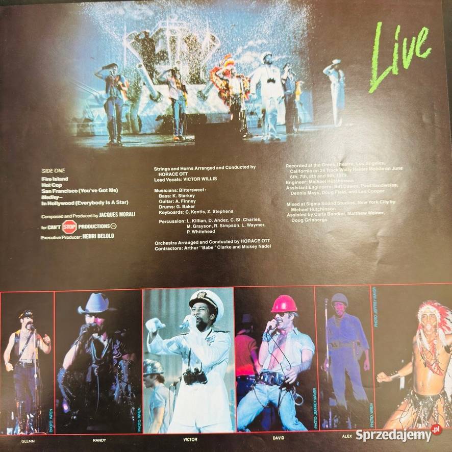 Village People Live And Sleazy NMNM Japan Obi 2 płyta winylowa Poznań