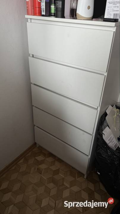 Komoda z 5 szufladami biała odbiór lipowa 23 Lublin sprzedam