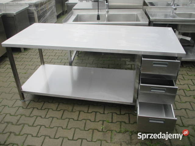 NOWY SOLIDNY STÓŁ GASTRONOMICZNY CENTRALNY Z Ostrów Wielkopolski