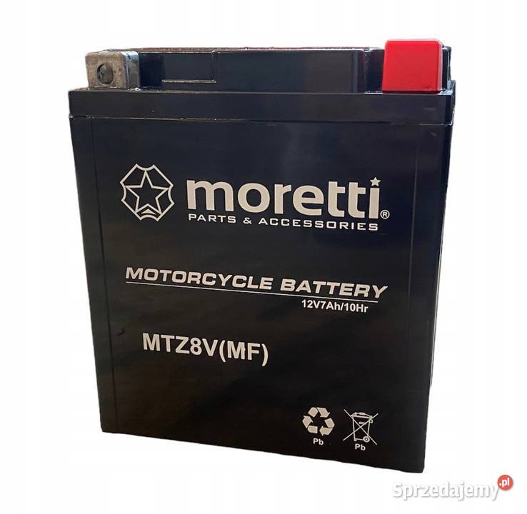 Akumulator Moretti AGM GEL MTZ8V dolnośląskie Jelcz-Laskowice