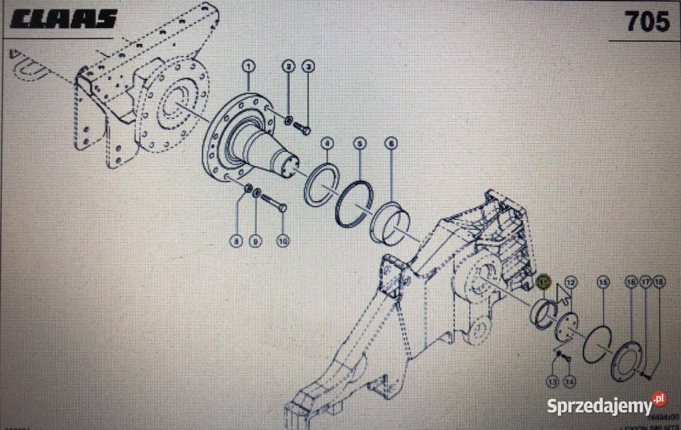 CLAAS 00 0750 424 000 0750 428 0Claas Jastrzębniki sprzedam