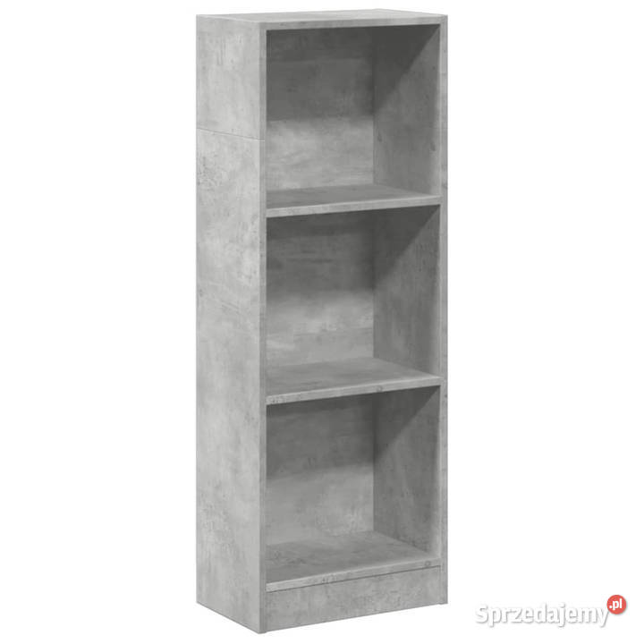 Regał szarość betonu 40x24x109 materiał Regały Warszawa