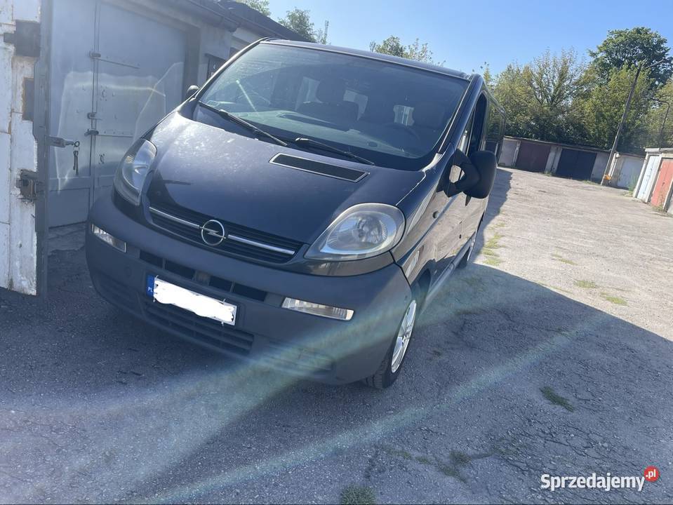 Opel vivaro 19 dti LONG czarny śląskie Bytom sprzedam