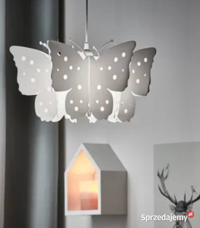 Dziecięcy żyrandol motyle białe mazowieckie Zabrodzie